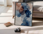 Flow in blue No.2 Poster
