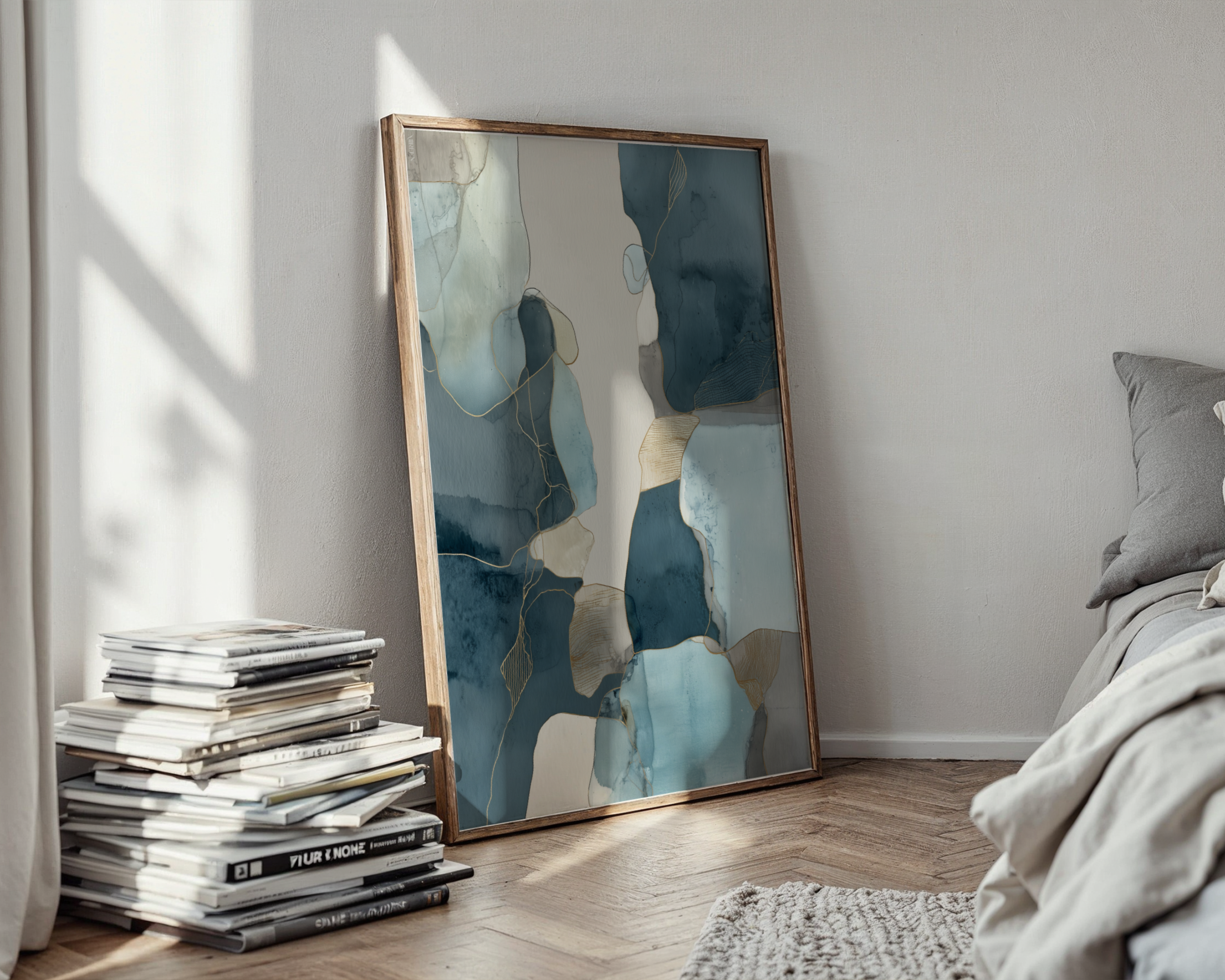 Flow in Blue NO.3 Print