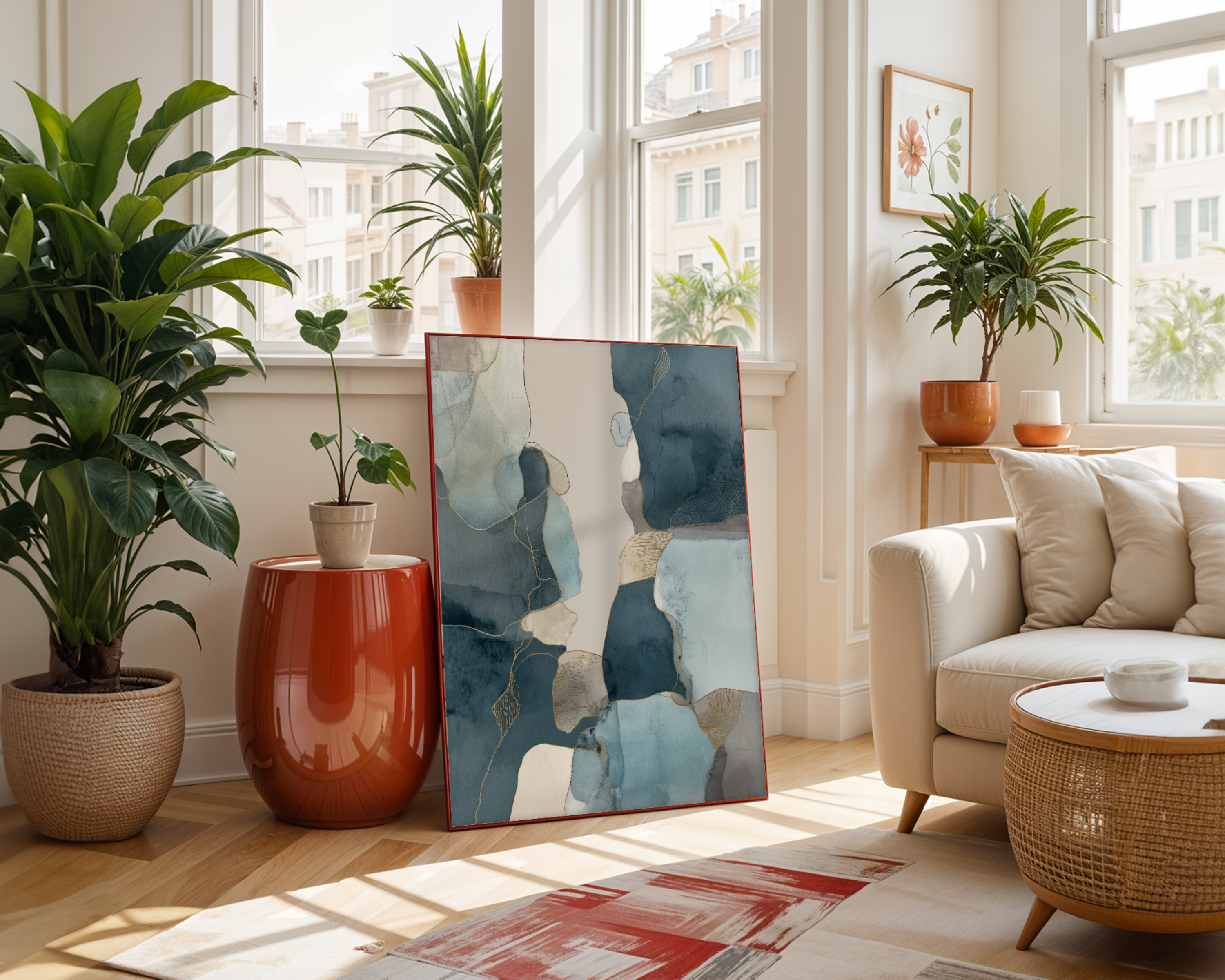 Flow in Blue NO.3 Print