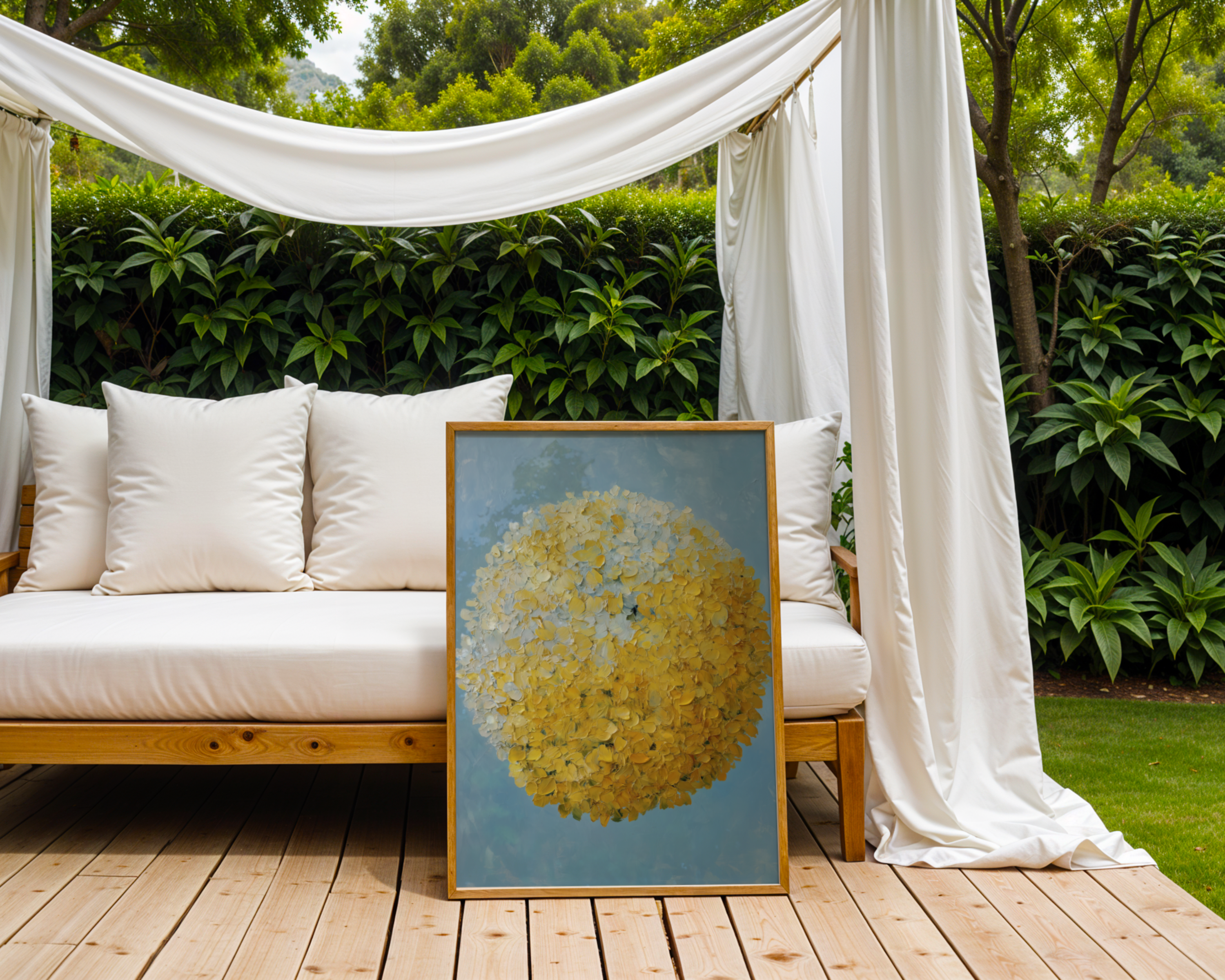 Golden Bloom Print