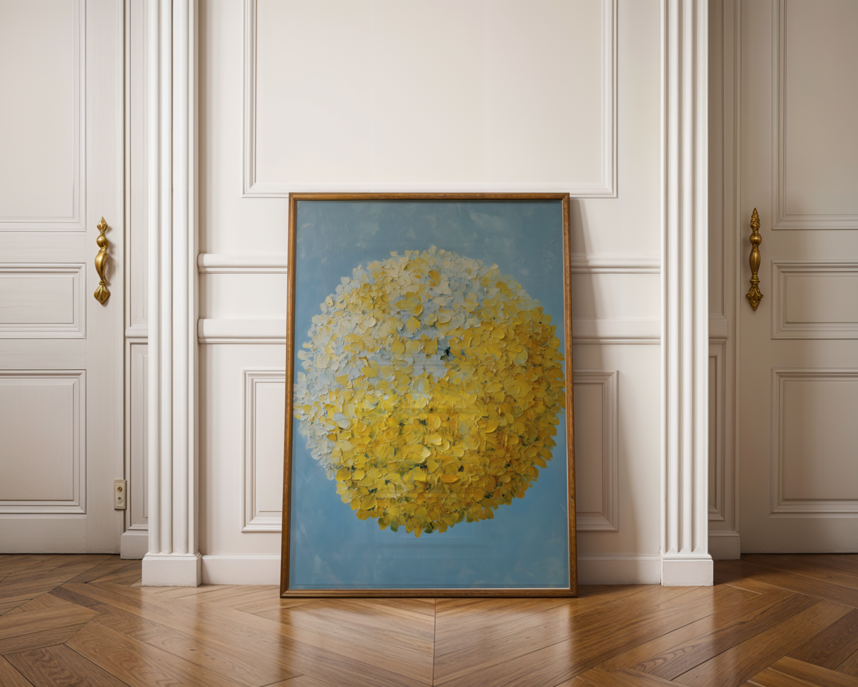 Golden Bloom Print
