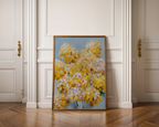 Golden Blossom Field Print