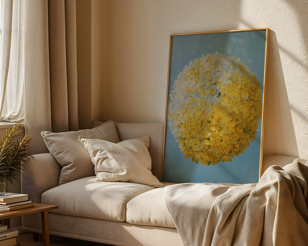 Golden Bloom Print