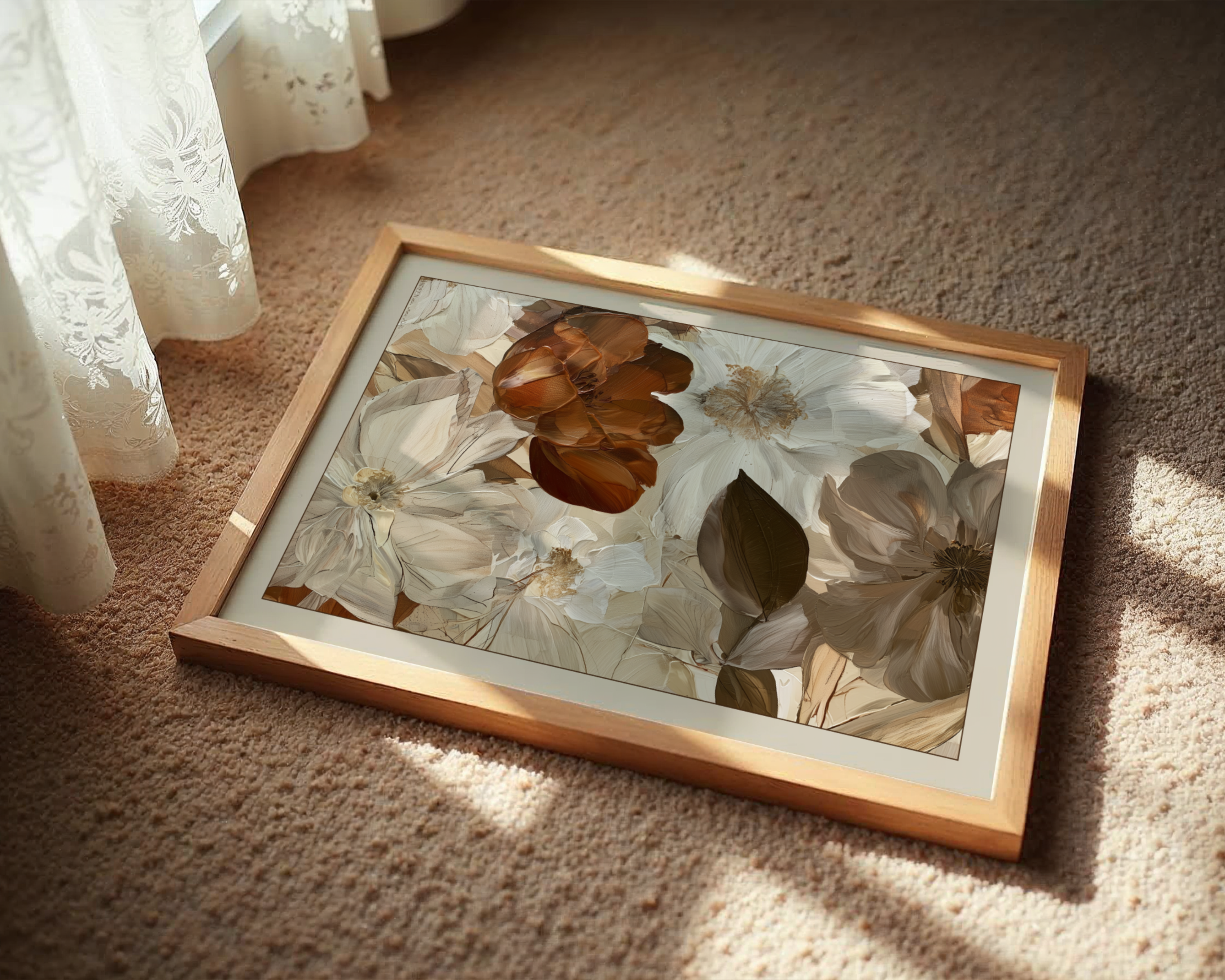 Ivory Bloom Print