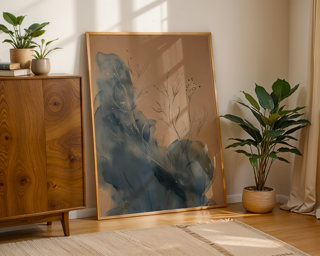 Nature in blue no.1 poster