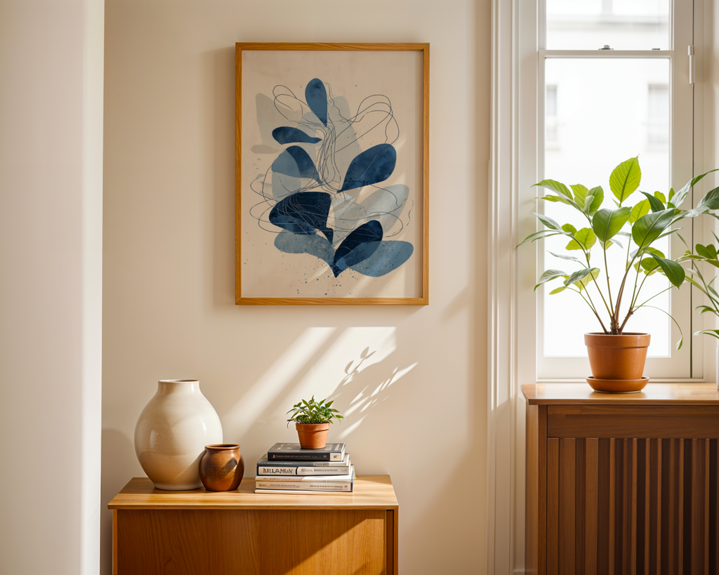 Nature in blue no.2 poster