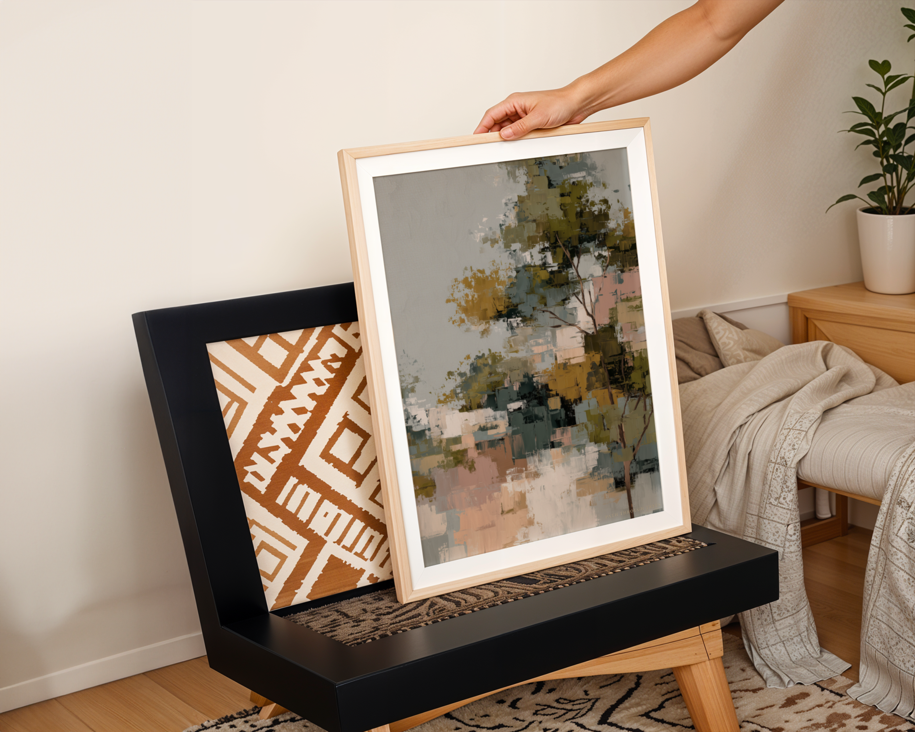 Path Through Trees Print
