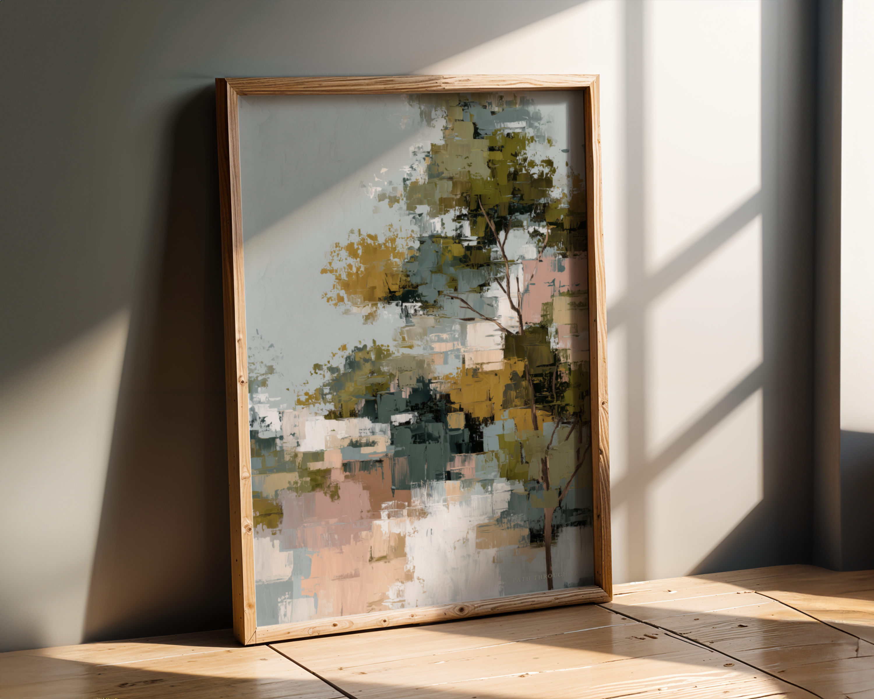 Path Through Trees Print