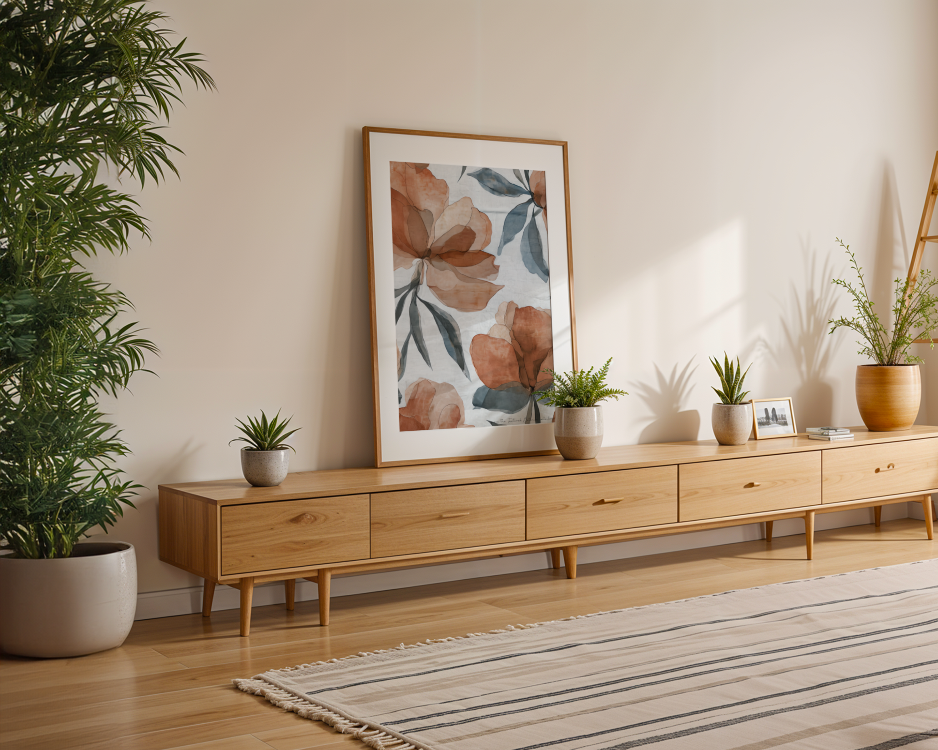 Rust Peonies Print