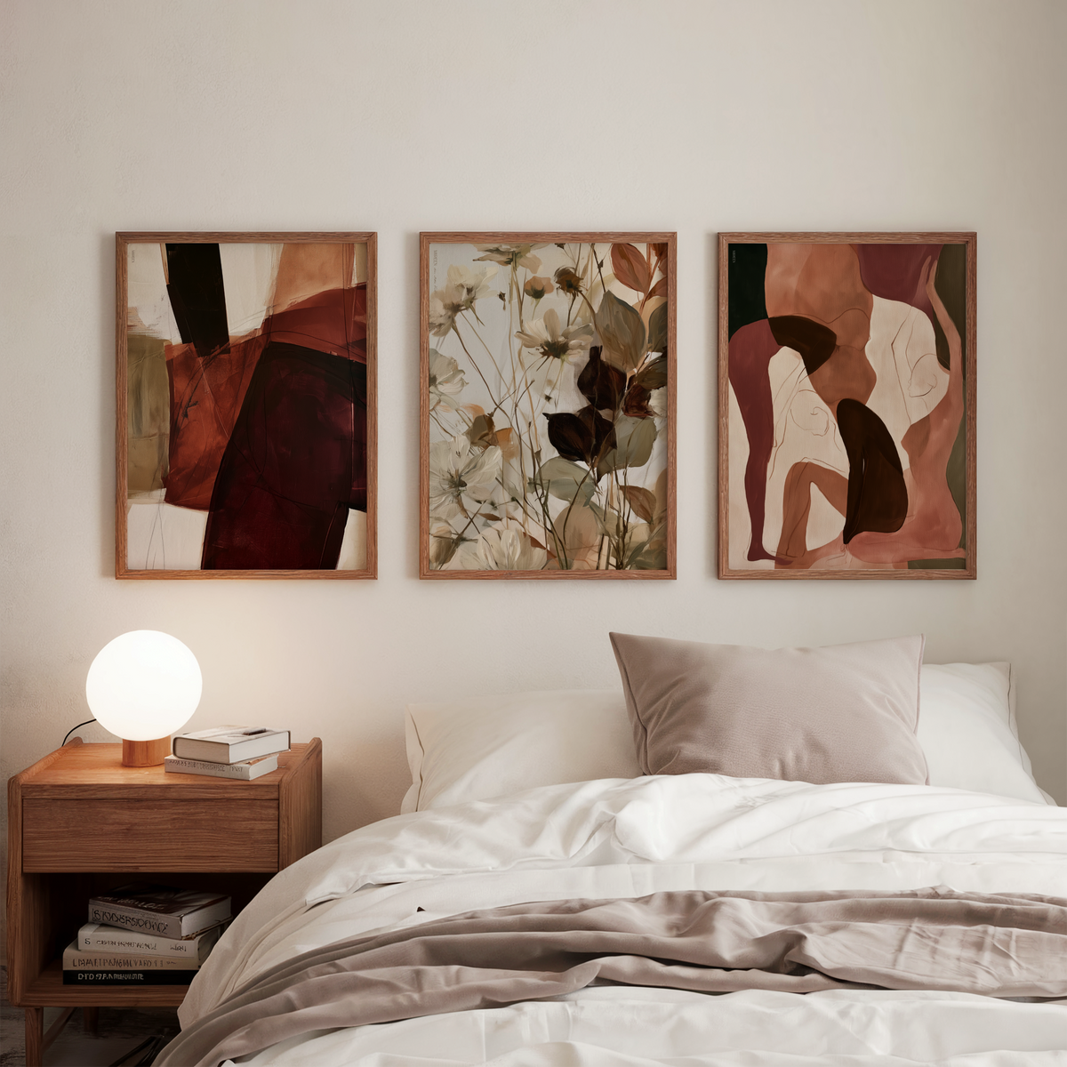 Burgundy & Bloom Poster Pack