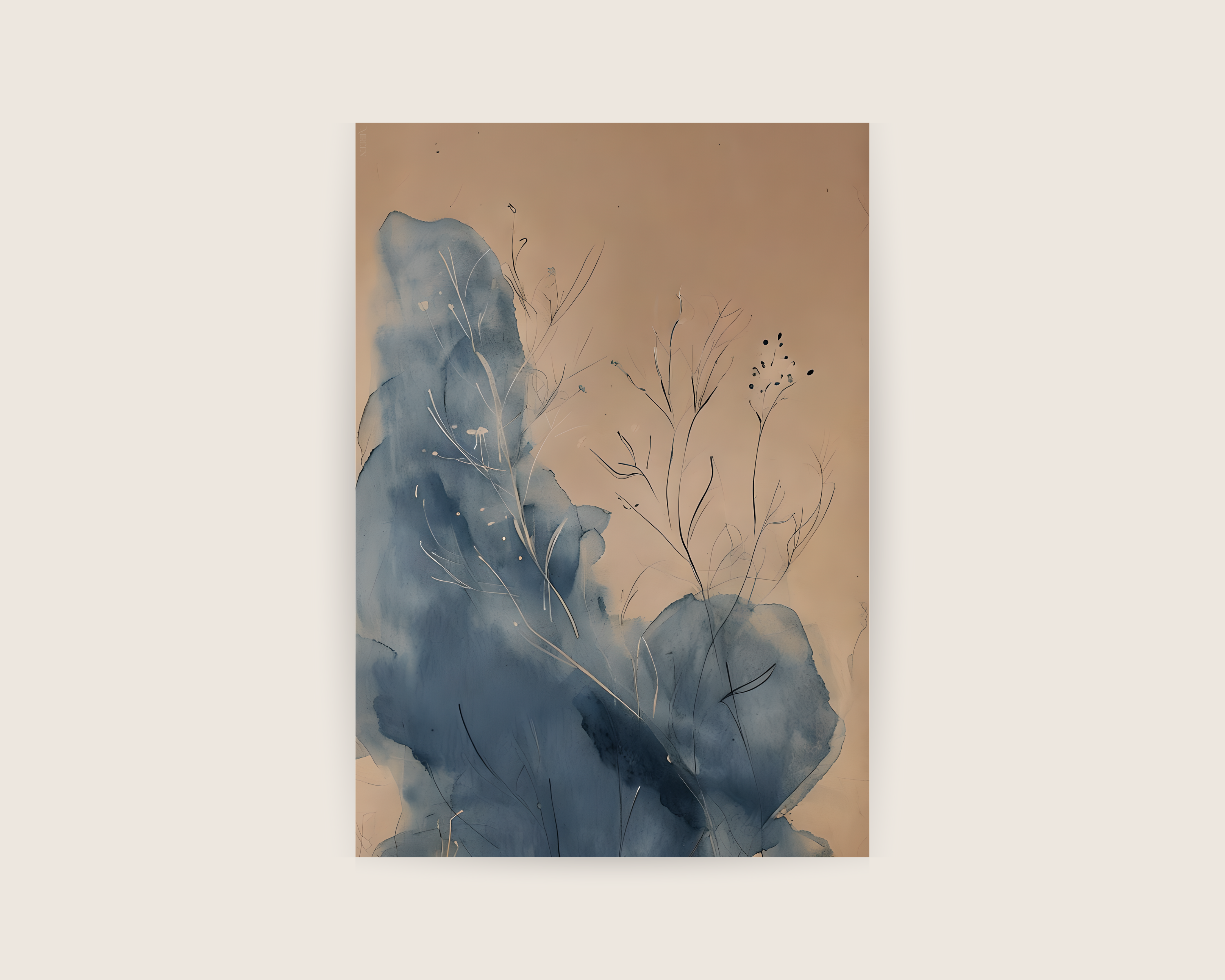 Nature in blue no.1 Print