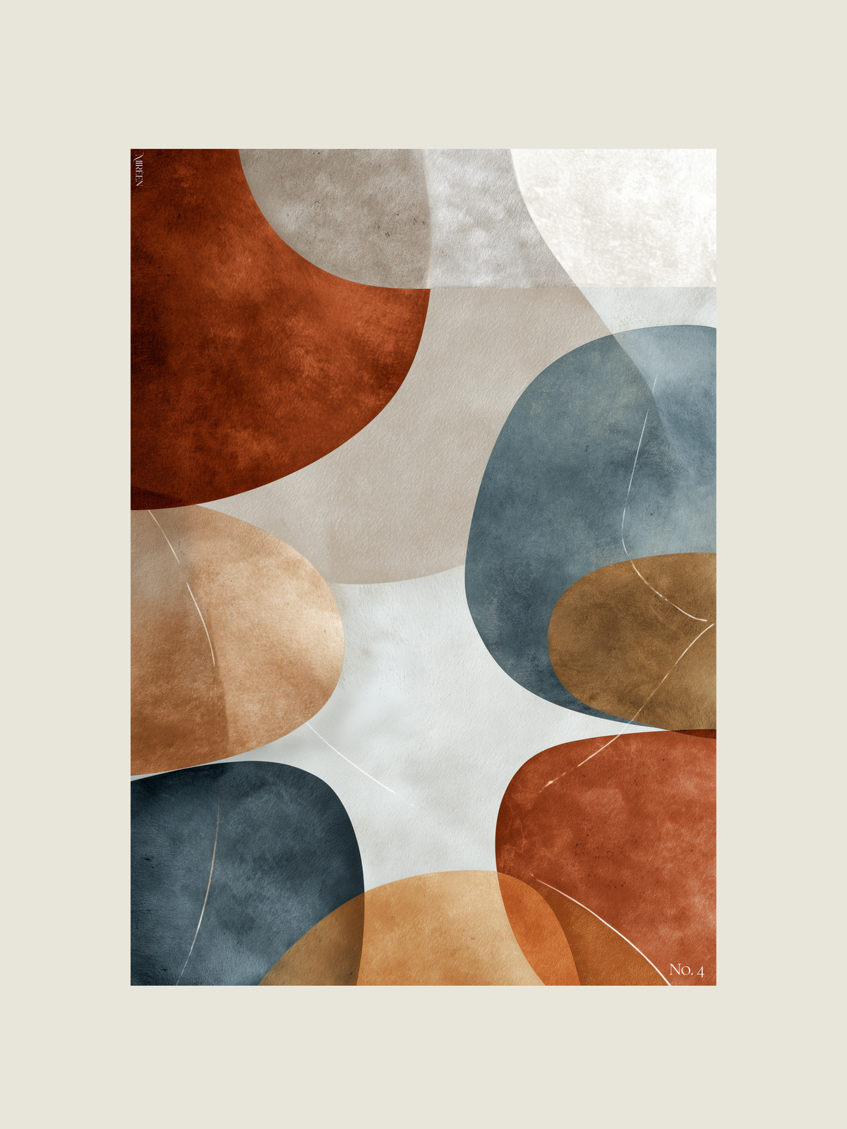 Soft Structures NO.4 poster