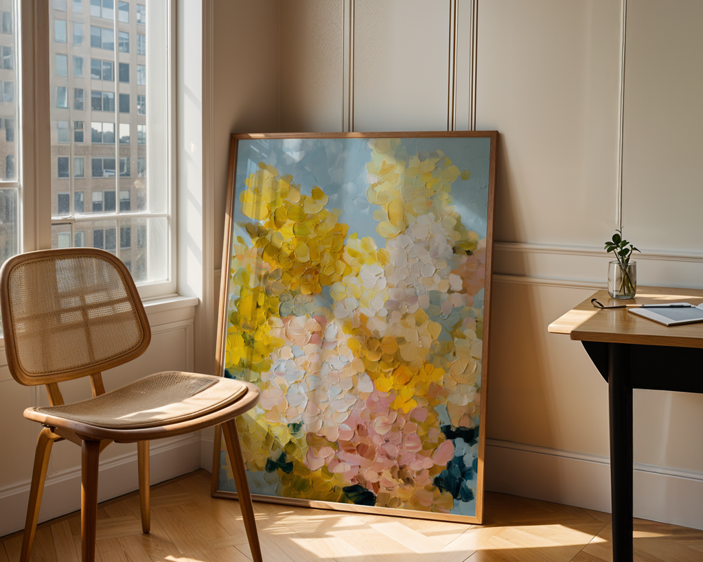 Soft Bloom Field Print