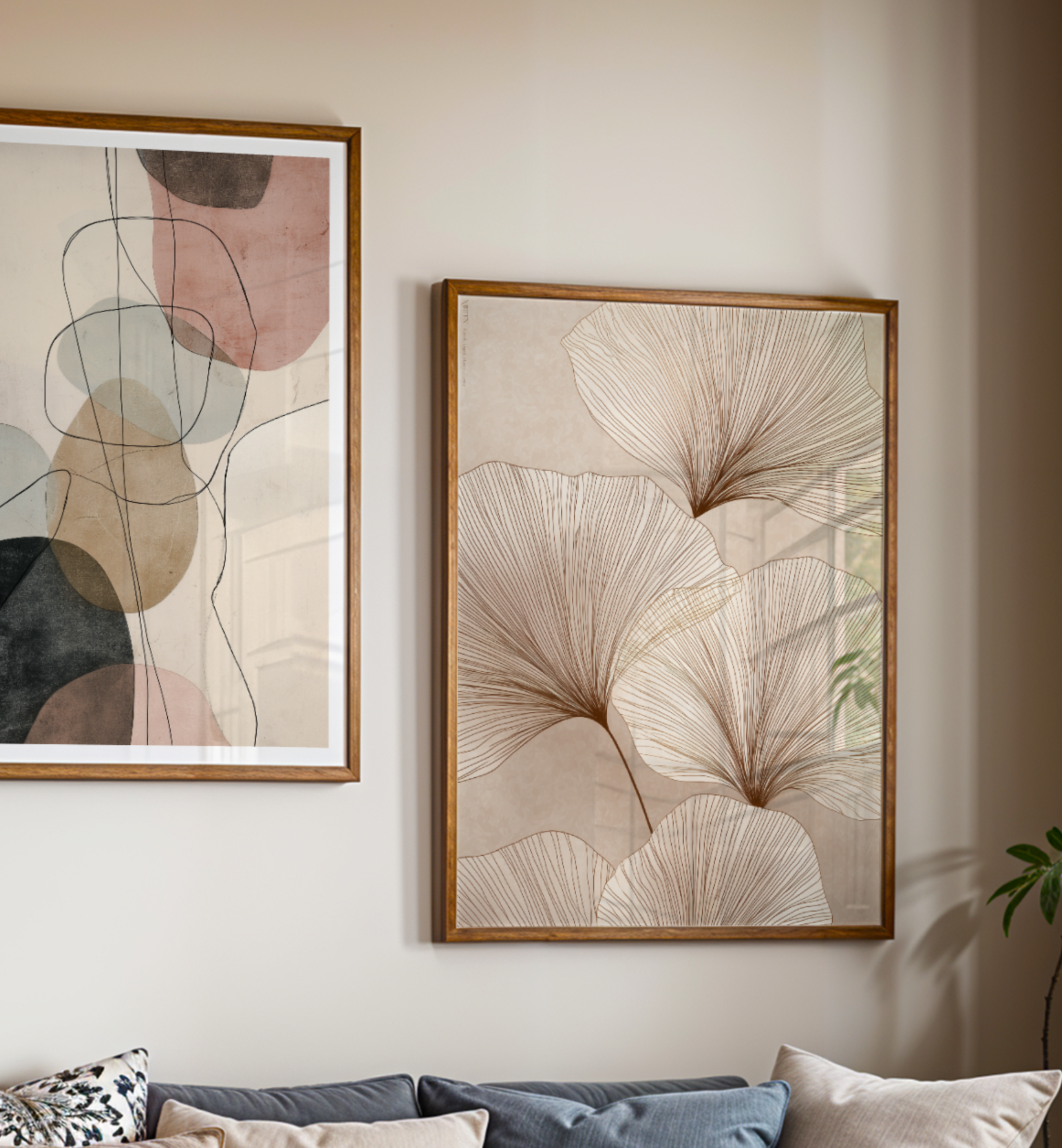 Soft lines no.1 poster