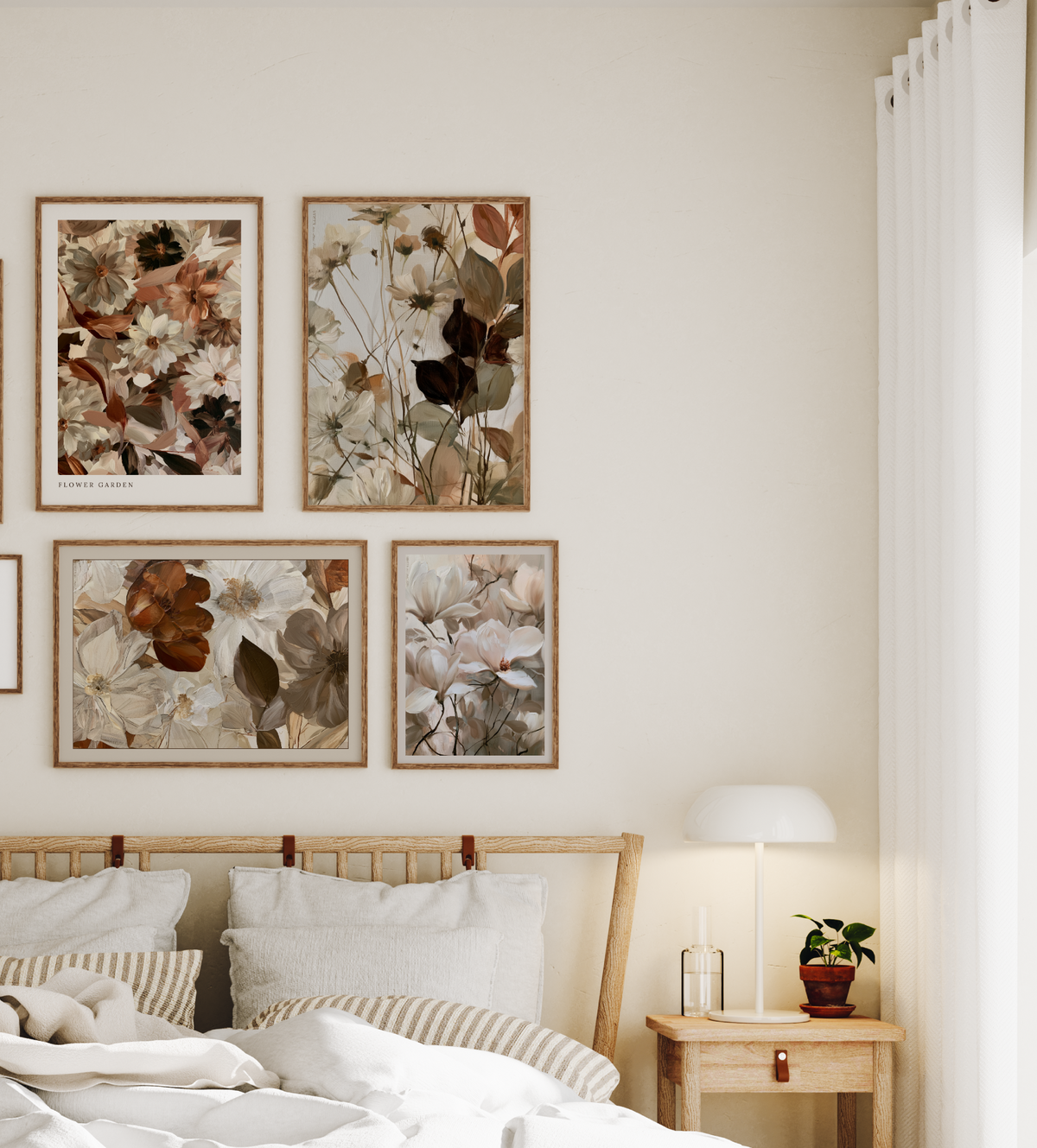 Earthy Flora Poster