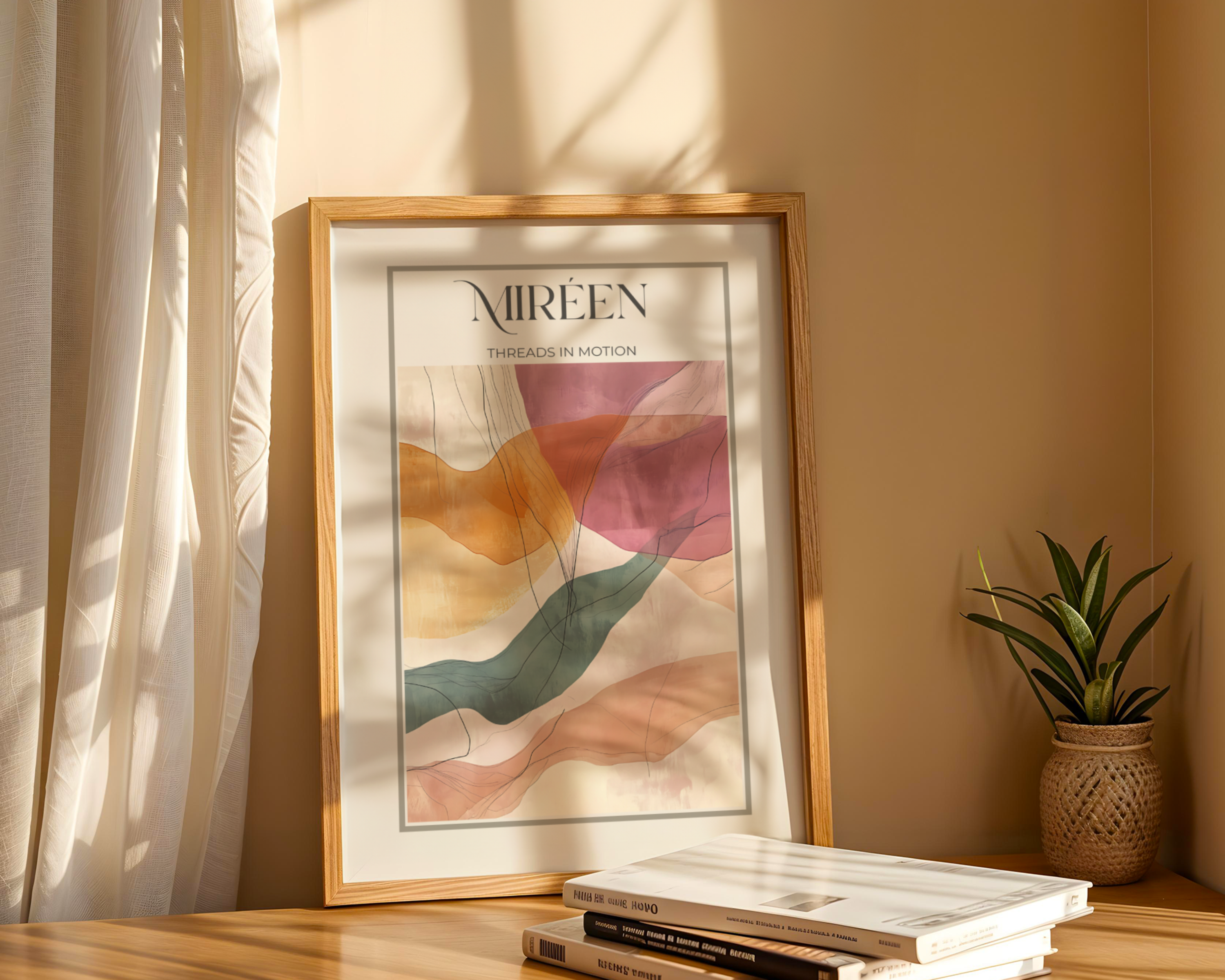 Threads in motion Print