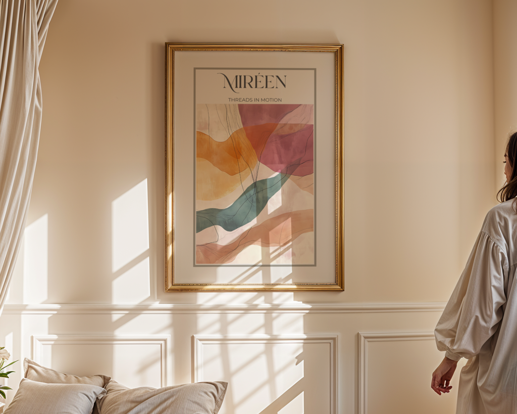 Threads in motion Print