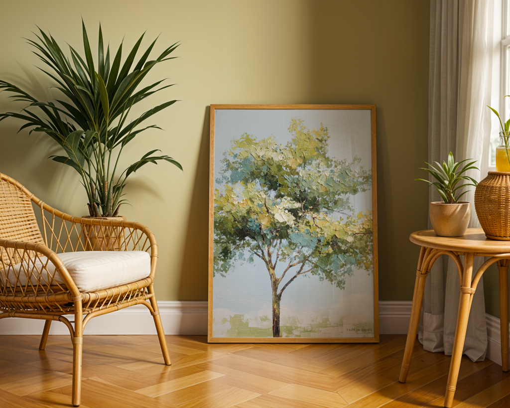 Tree in Light Print
