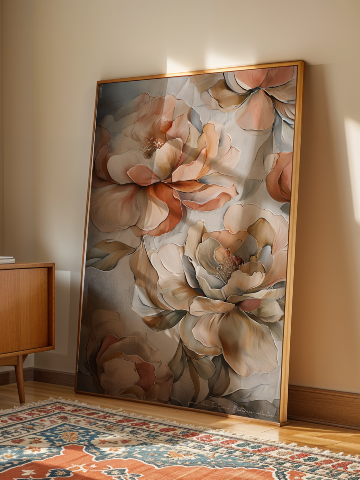 Velvet bloom Print
