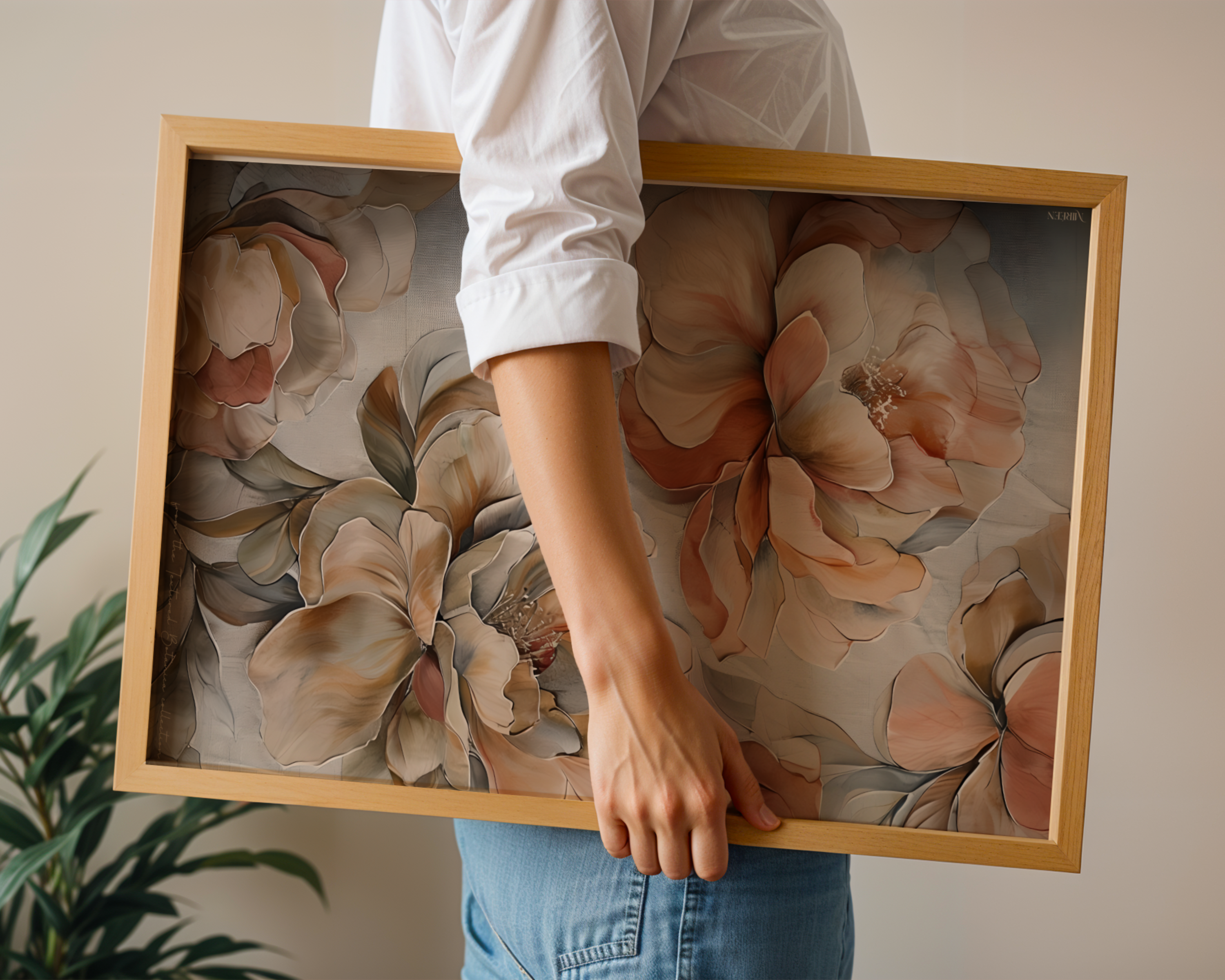 Velvet bloom Print