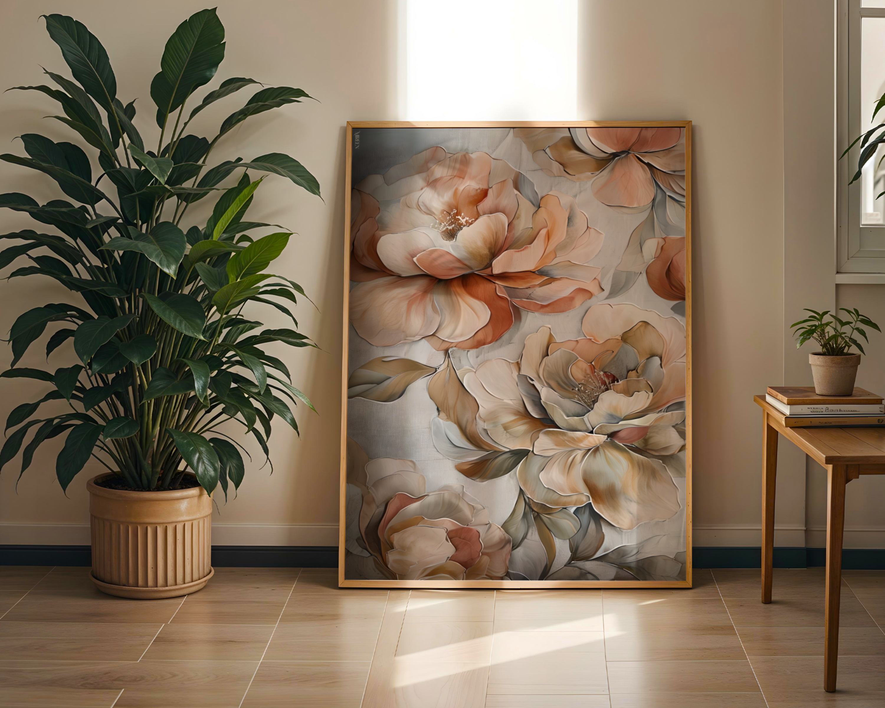 Velvet bloom Print